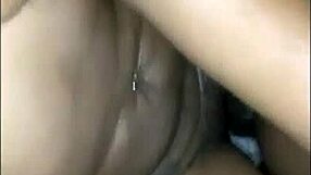 Ebony babe fucks big black cock.