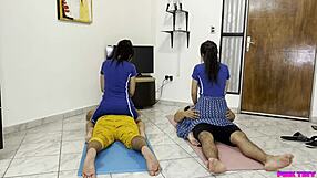 esposas en el salon de masaje erotico para cornudos ntr