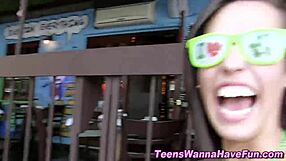 i jizzed on amateur teen's ass