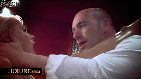 Hard anal action unfolds in the toilet