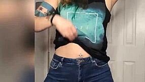 catching my stepbro sniffing my panties teaser