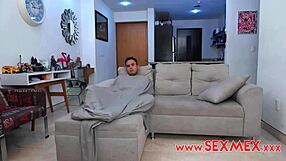 Fight hard to fuck that latina stepmother!