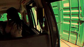 Cabbie meets pretty girl for a ride in the city