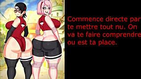 hentai joi sarada fr & sakura futanari pissplay assplay cei