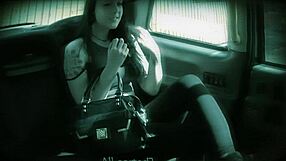 Cabbie meets pretty girl for a ride in the city