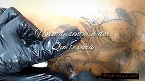 Marcas Do Prazer A Morena Tempestade Negra Pagou A Reforma Da Tatuagem Com O Cuvisa Boletoquete E Xerecard Alem�o Tatuador Tempestade Negra
