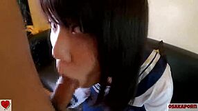 First Squirting For Cute 18yo With Big Eyes In Sailor Uniform, Multiple Orgasms And Creampie