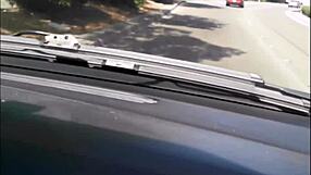 Wife Drives with Legs Exposed