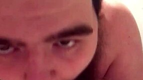 young gay chub sucks and rides dildo