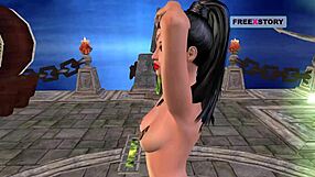 Indian Teen Girl in 3D Cartoon Anime Hentai Positions