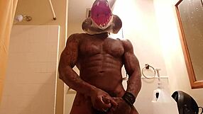Hallelujah Johnson is back with his big black cock in the forest.