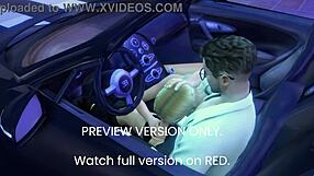 3D animated porn with an artistic theme