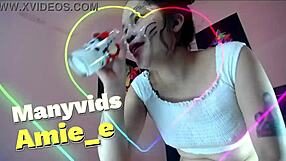 slut gags on rough deepthroat with choking and spit!