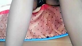 Chinese Amateur Goddess in High Heels and Black Silk