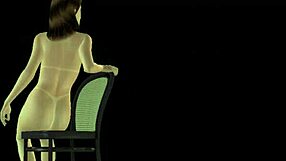 This animated 3D cartoon girl is posing in several positions.