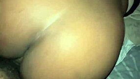 Thick black bbw bent over for bareback doggystyle.