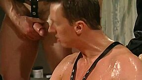 wild piss orgy at the gay club with daddy 😈💦