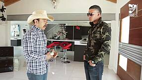 Cheating Wife Fucks Husband's Employee With Big Cock Riding