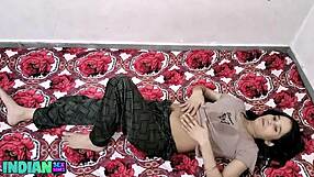 Horny Indian Couple Gets Wild On Bed Before Fucking