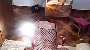 cowgirl reverse riding turns into anal toy play and striptease masturbation