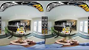 busty blonde babe blake blossom in vr pov action