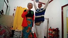 Big tits homemade video in a lingerie costume