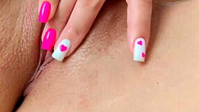 Small Fingers Bring Tight Pussy to Multiple Orgasms in Close-Up!