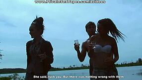 Hot Amateur Girl Stretched And Drilled On The Car Boot, With Ass And Shoes In Outdoor Reality!