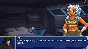 Orange Trainer Teases Slave in Anal Cosplay!