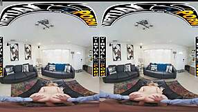 busty blonde babe blake blossom in vr pov action