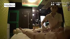 Naughty Asian babe offers cumshot after steamy massage session