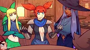 animation by derpixon featuring anime characters