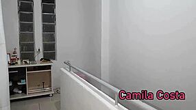 Hey, I got a surprise for my wife’s birthday. Watch this huge cock gift in action!