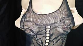 Beautiful Brunette Teen 18+ With Pigtails Achieves Real Nipple Orgasm