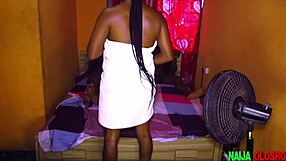 African babe fucks old roommate and gspot doctor in threesome