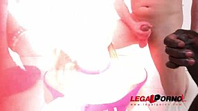 timea bella takes on four guys one by one, then gets anally gangbanged by ten with a wet finish