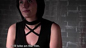 Hot milf preps herself for a kinky session with intense caning