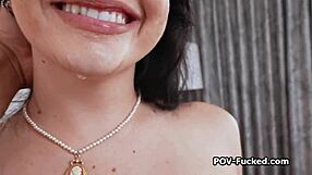 Curvy latina amateur gets POV fucked hard during porn casting interview!