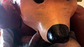 This guy just wore a diaper for a piñata game at the party