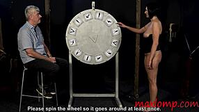 Hot milf preps herself for a kinky session with intense caning