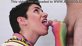 Woman Receives Facial Cumshot with Pride in CFNM Scene