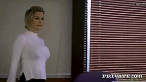 British Babe Sienna Day Fucks Boss In Private Hardcore Scene With Big Tits