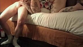 Krystal Rose in a hot interracial scene with black and white partners