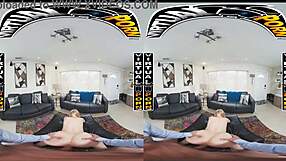 Blake Blossom's big ass in virtual reality porn experience