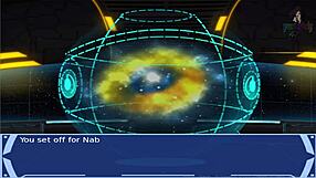 Orange Trainer Teases Slave in Anal Cosplay!