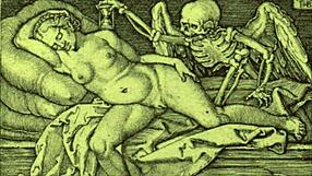 vintage erotic cartoon illustration from antique anime hentai