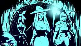 animation by derpixon featuring anime characters