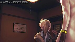 Shingeki No Kyojin Hentai - Annie Leonhart Handjob and Blowjob