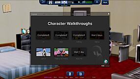 Intriguing harem hotel 281 in anime game with hotel settings