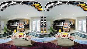 busty blonde babe blake blossom in vr pov action